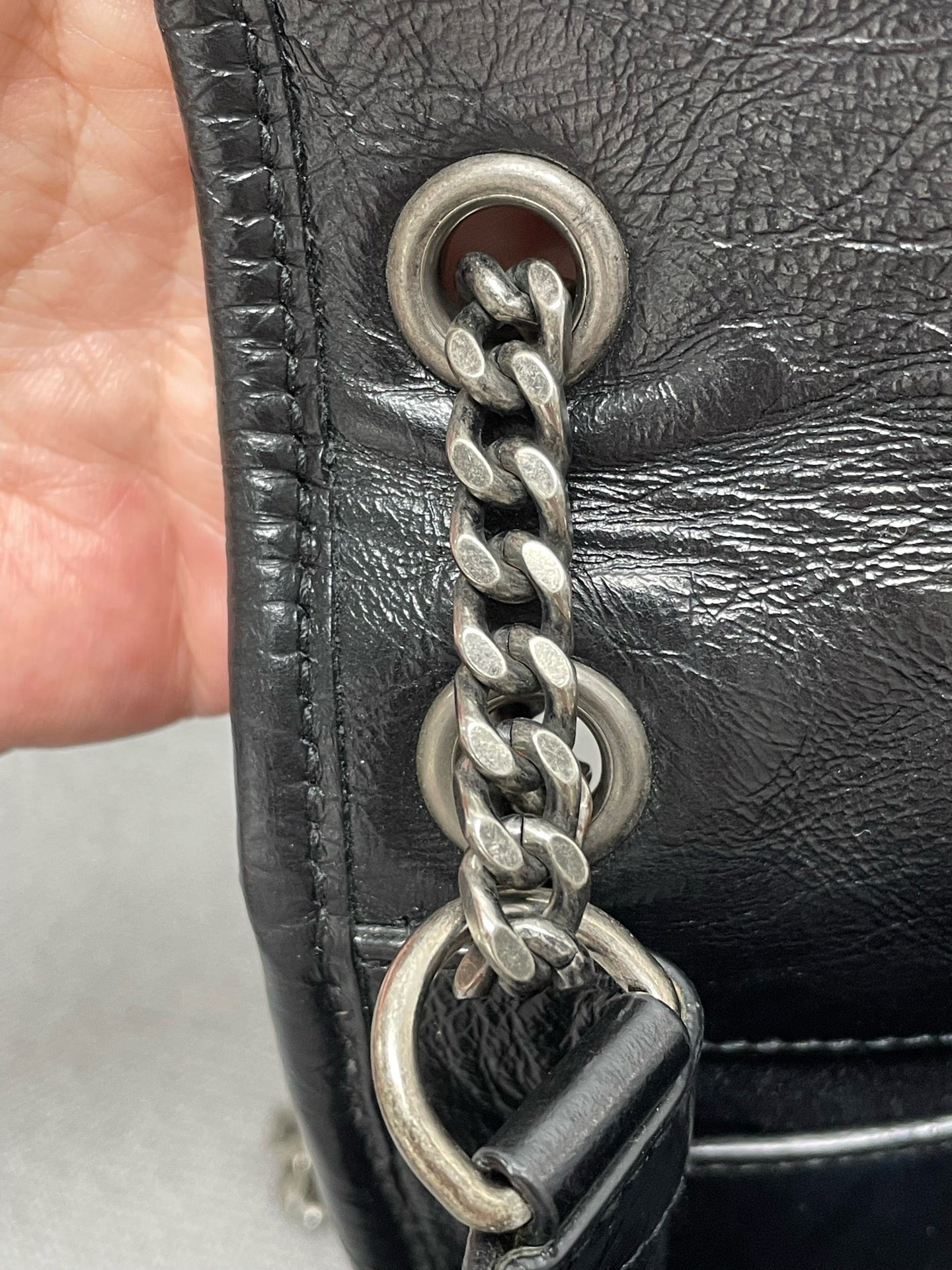 Saint Laurent - Niki - Leather - Black - (small)