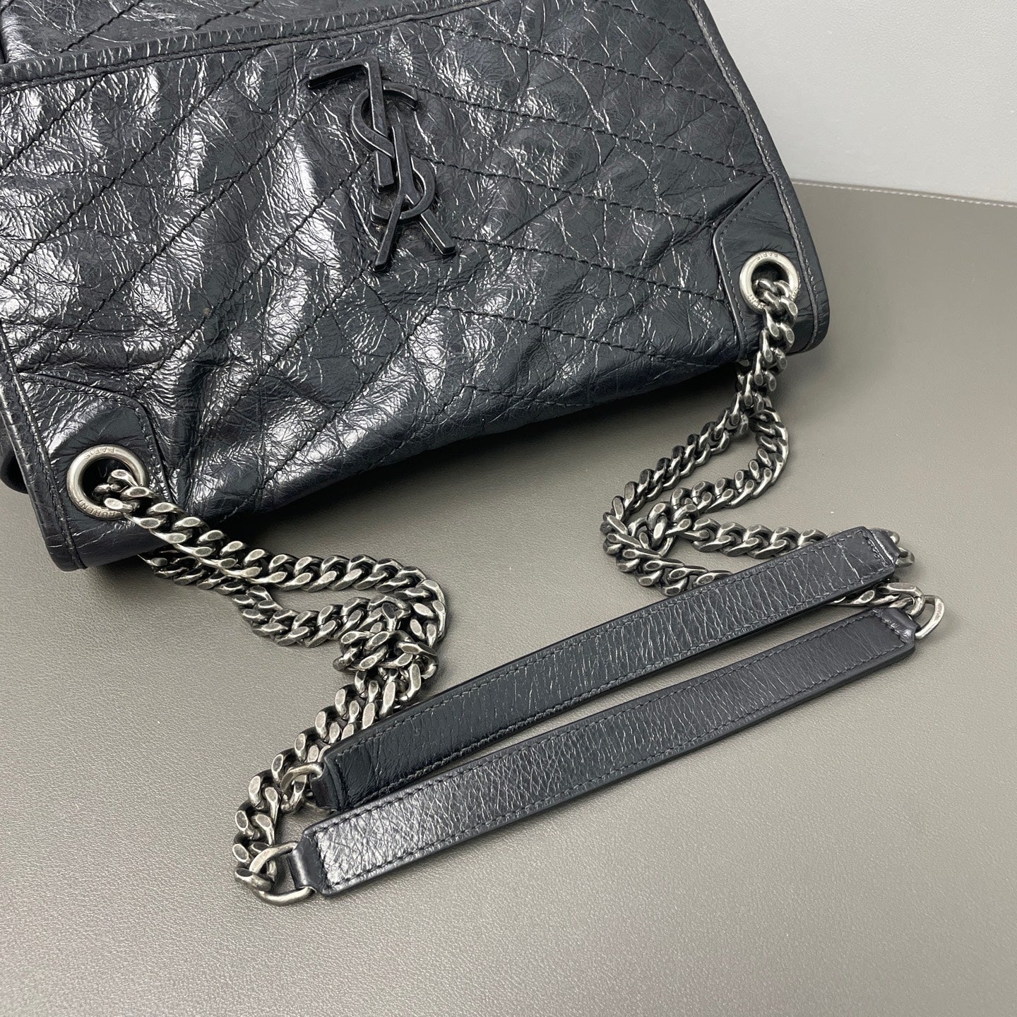 Saint Laurent - Niki - Leather - Black - (Small)