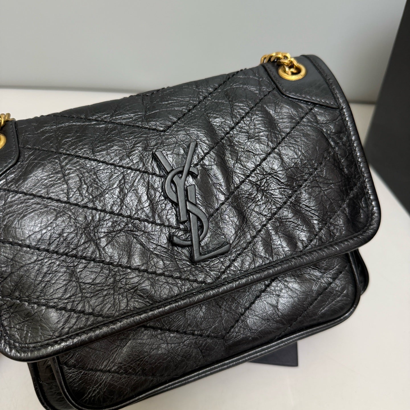 Saint Laurent - Niki - Leather - Black - (small)