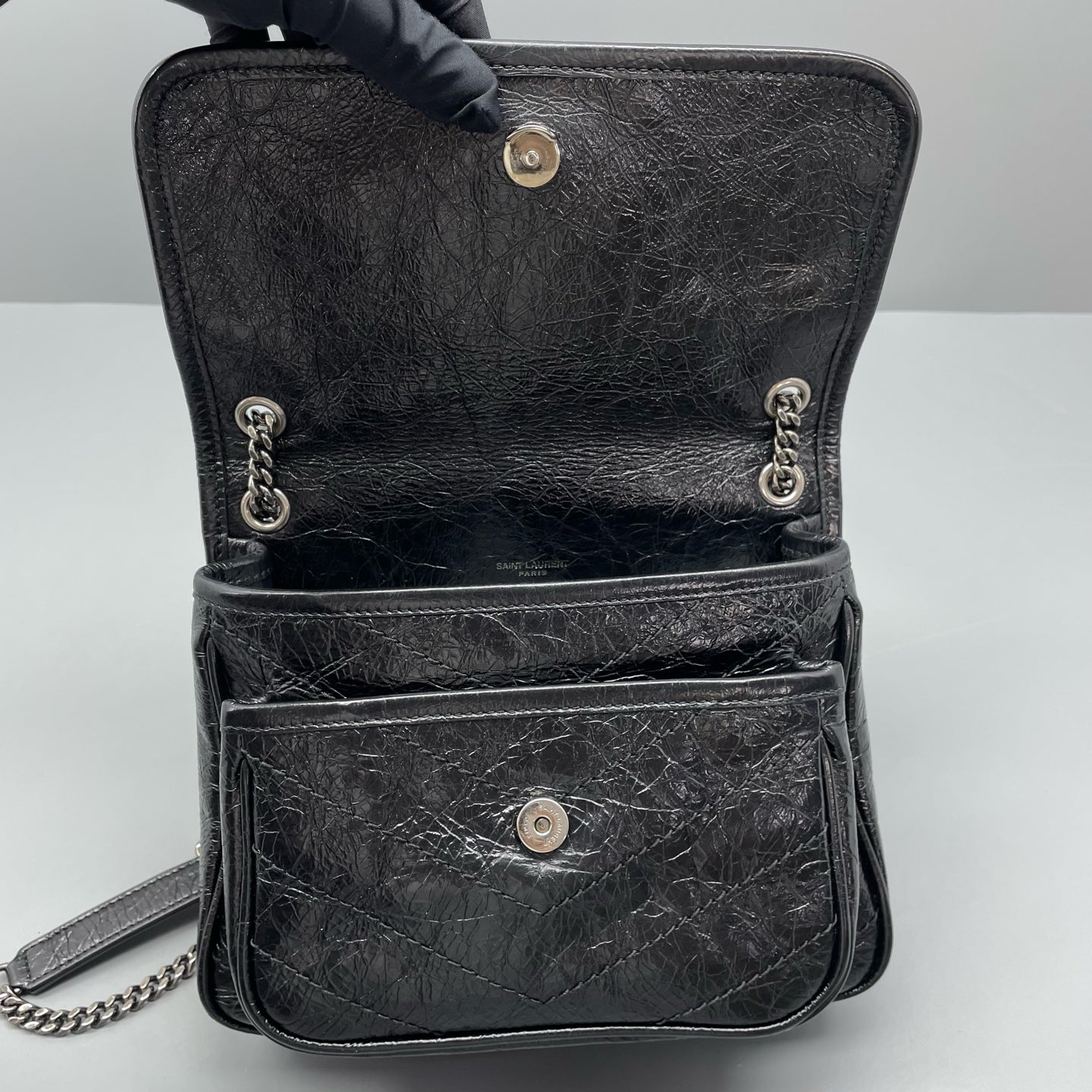 Saint Laurent - Niki - Leather - Black - (Small)