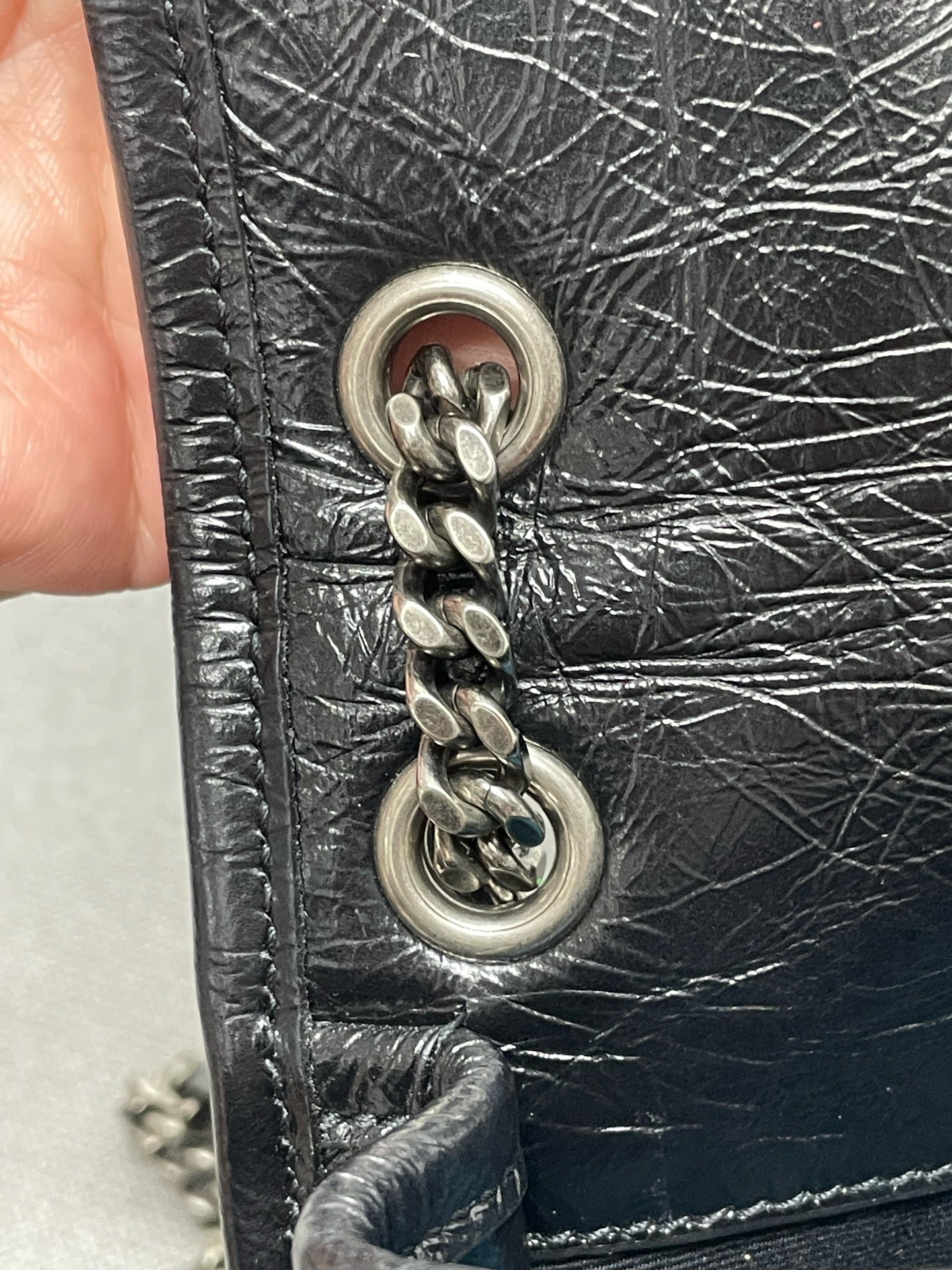 Saint Laurent - Niki - Leather - Black - (small)
