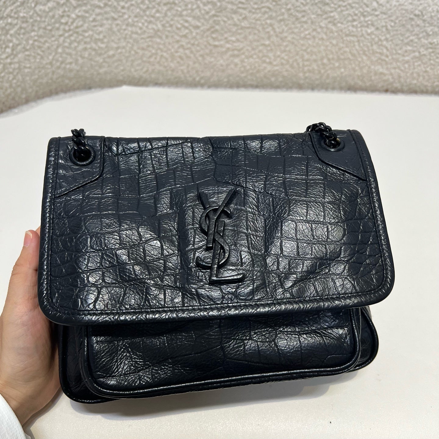 Saint Laurent - Niki - Leather - Black - (small)