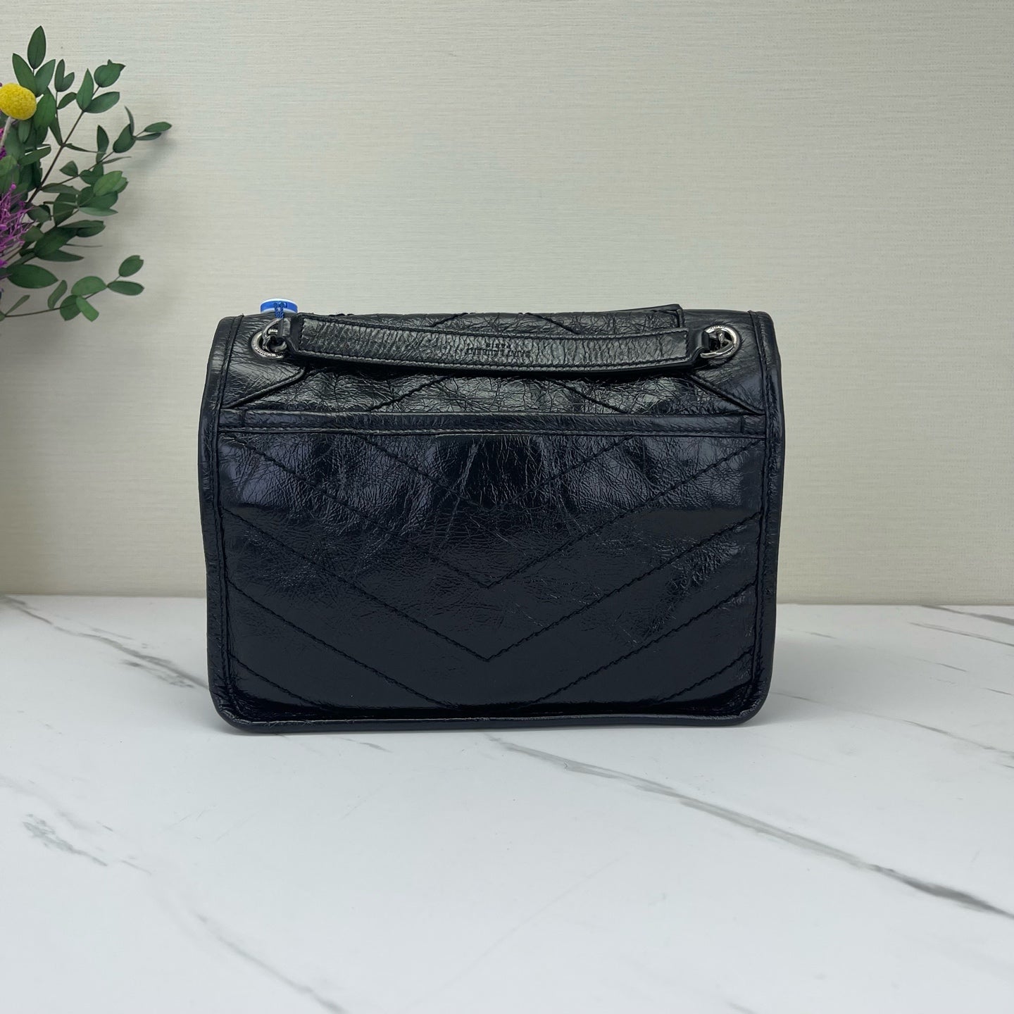 Saint Laurent - Niki - Leather - Black - (small)