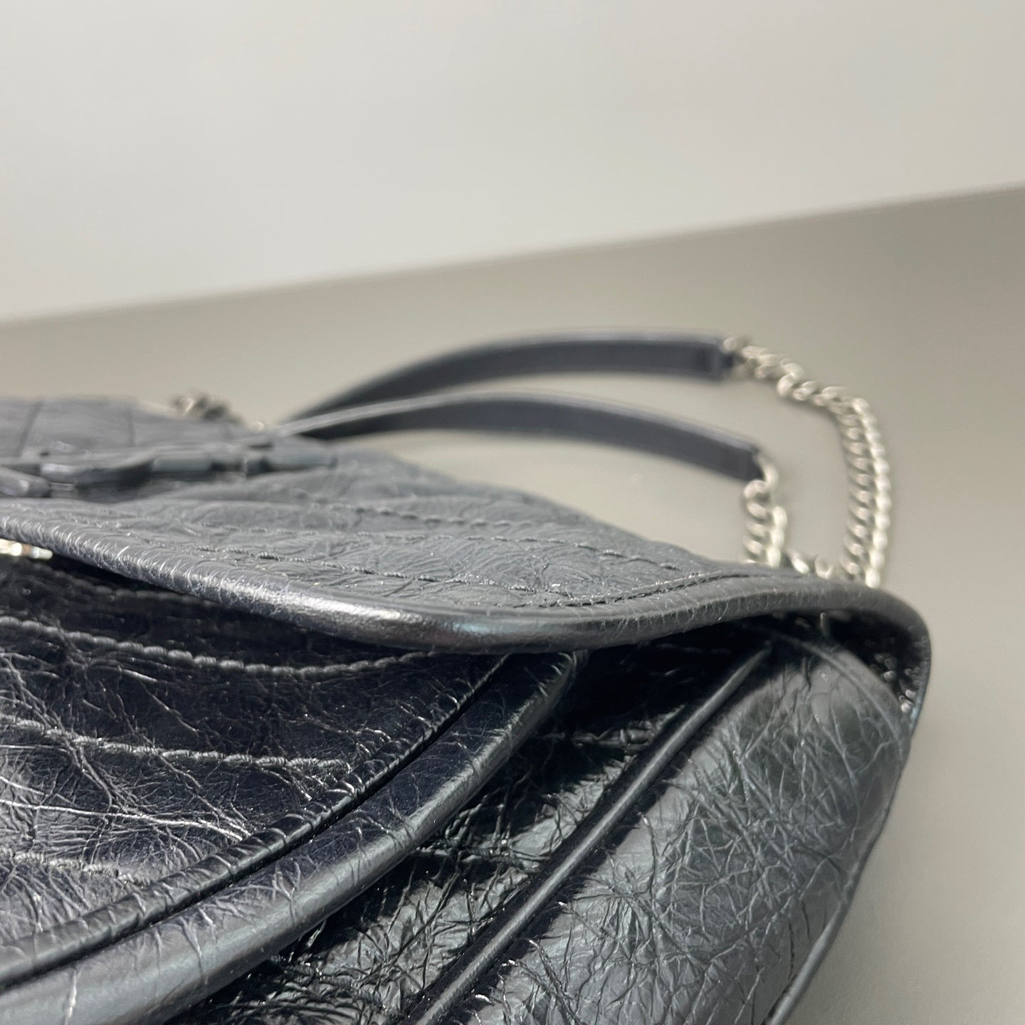Saint Laurent - Niki - Leather - Black - (Small)