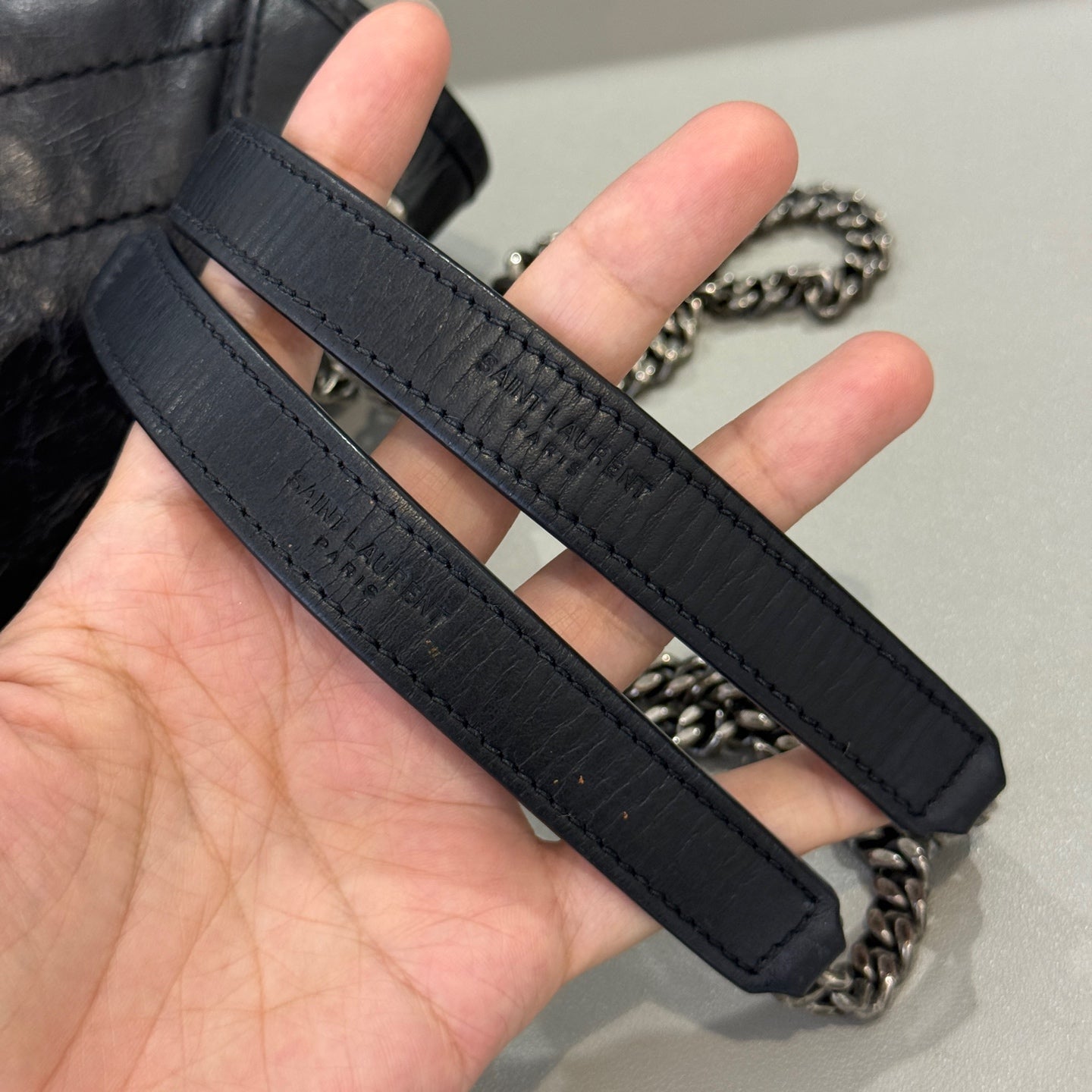Saint Laurent - NIKI - Leather - Black - (small)