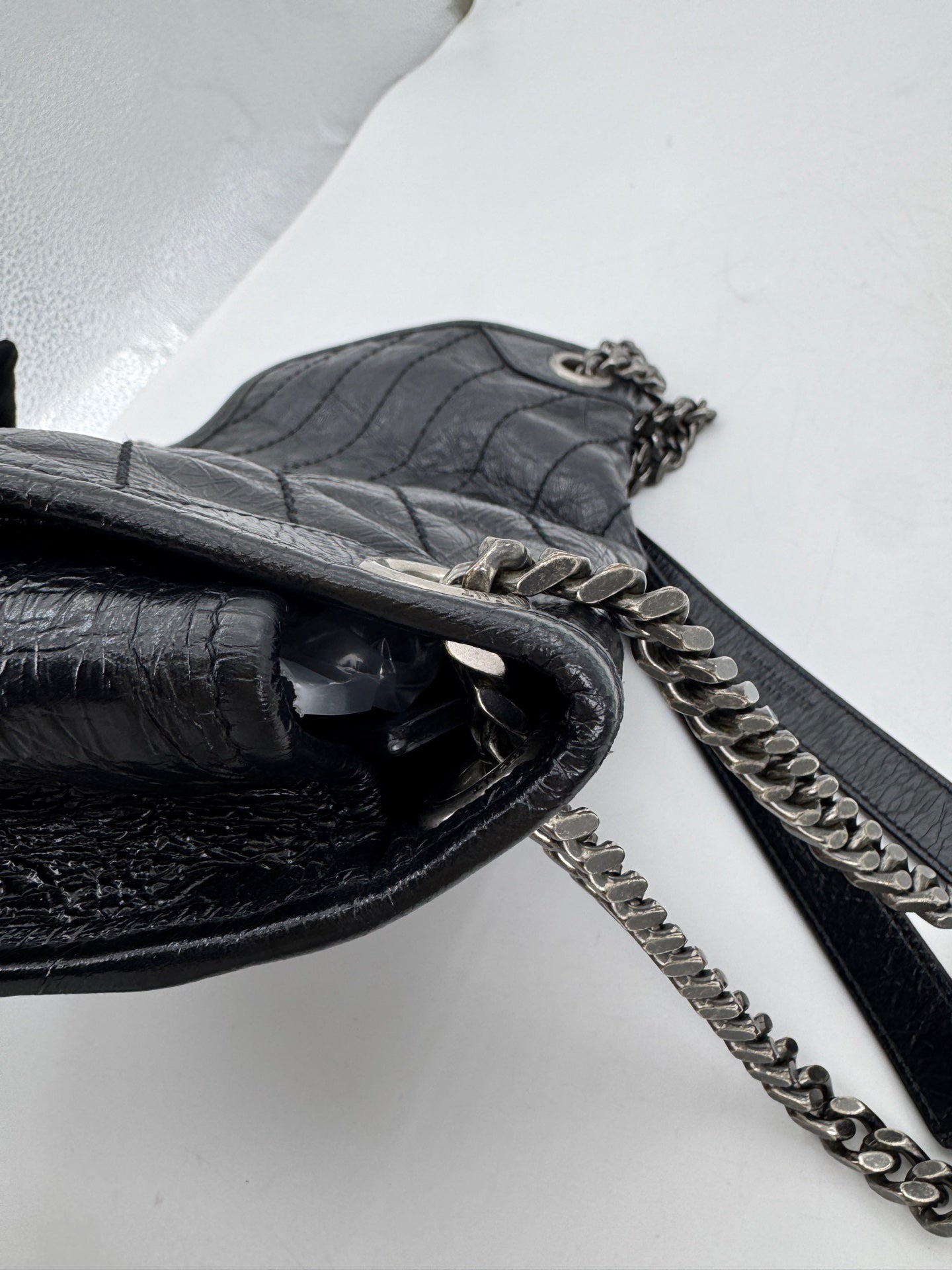 Saint Laurent - Niki - Leather - Black - (small)
