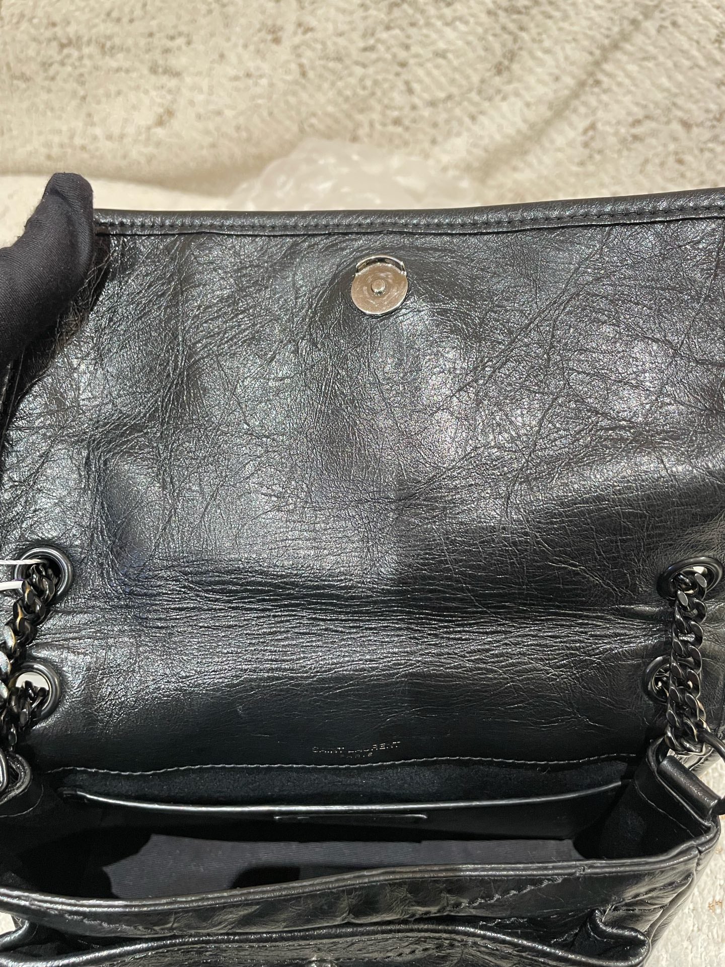 Saint Laurent - Niki - Leather - Black - (small)