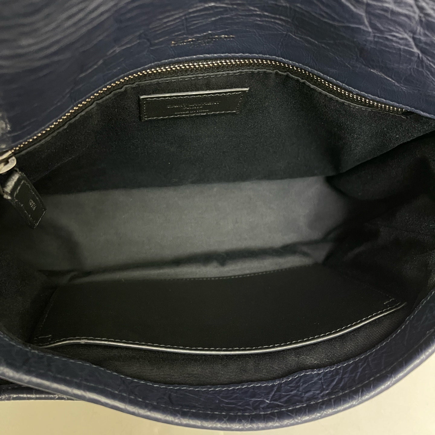 Saint Laurent - Niki - Leather - Blue - (medium)