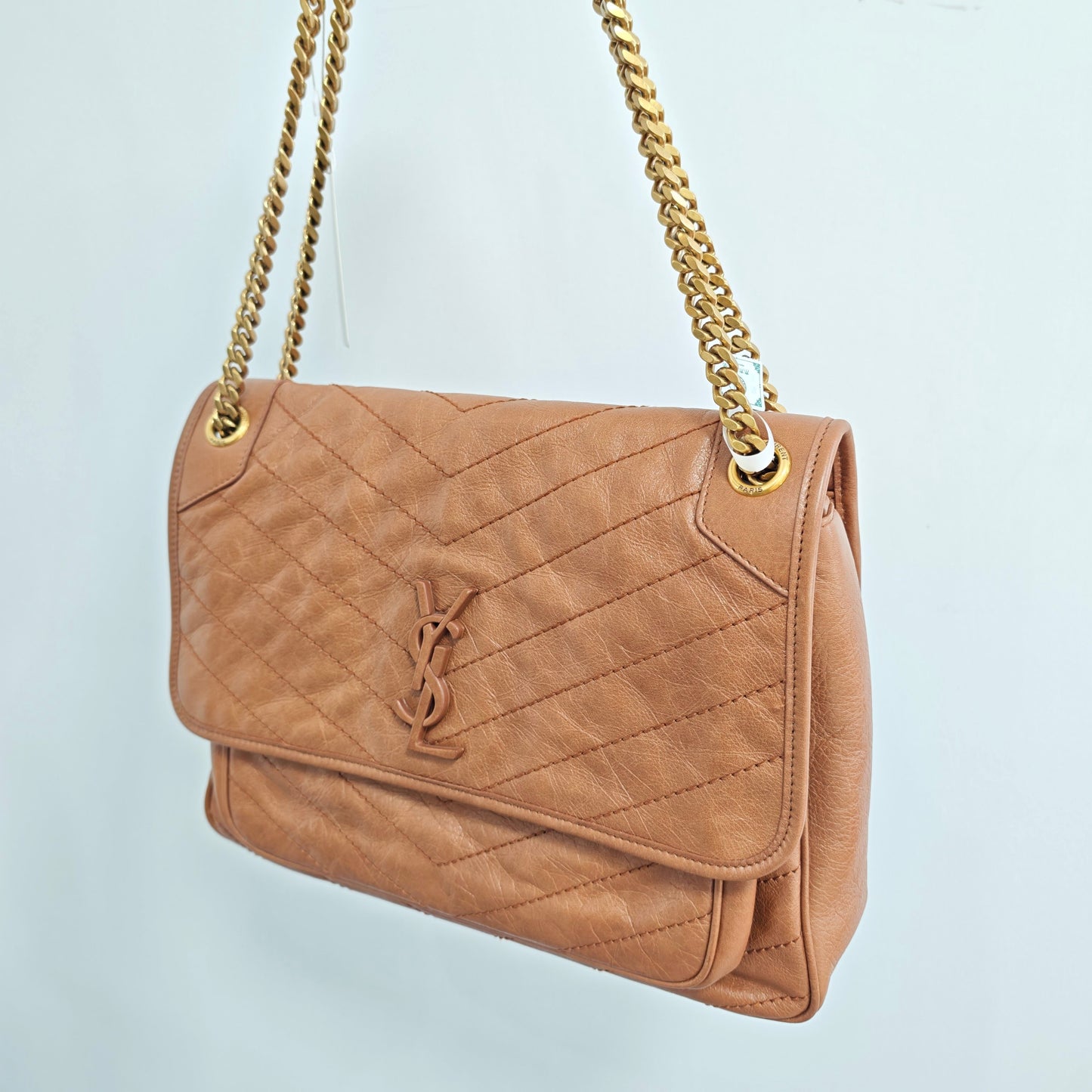 Saint Laurent - Niki - Leather - Camel - (medium)