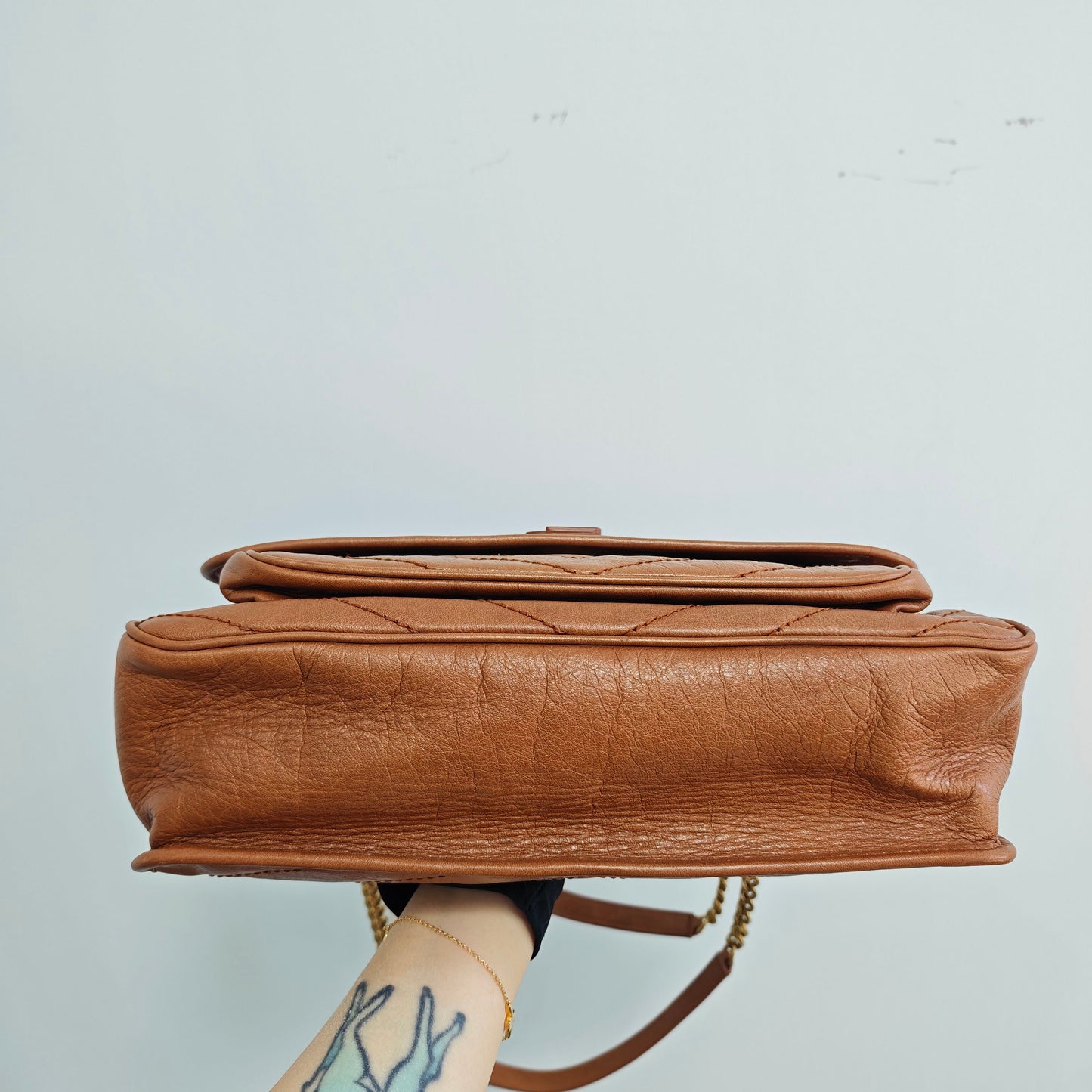 Saint Laurent - Niki - Leather - Camel - (medium)