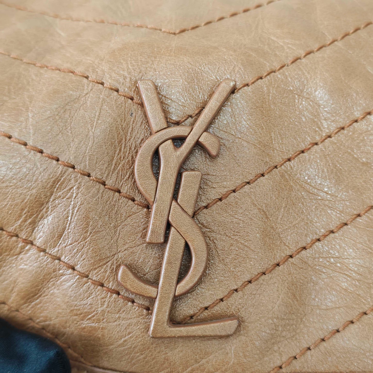 Saint Laurent - Niki - Leather - Camel - (medium)