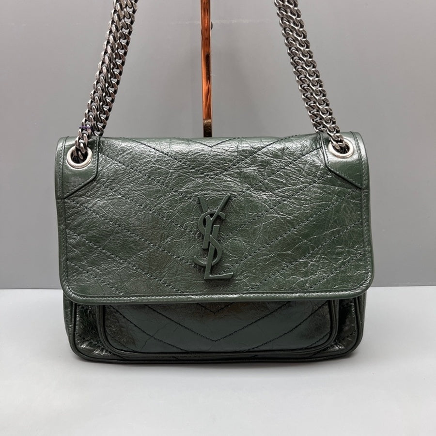 Saint Laurent - Niki - Leather - Green - (medium)