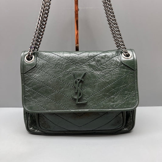 Saint Laurent - Niki - Leather - Green - (medium)