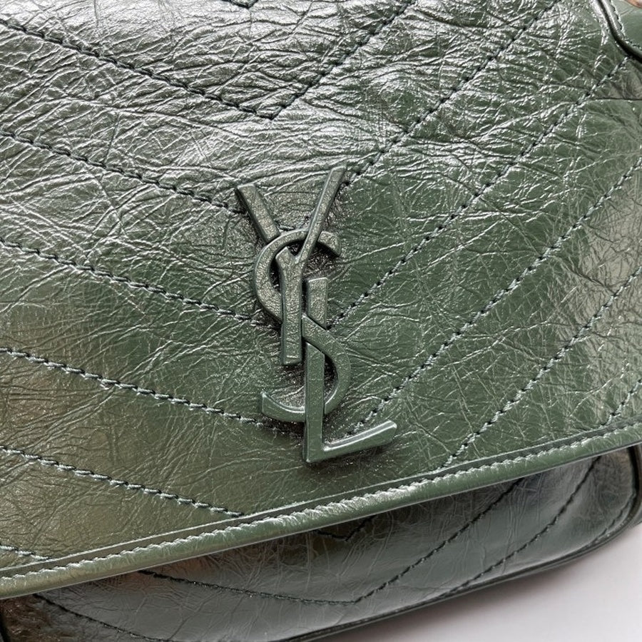 Saint Laurent - Niki - Leather - Green - (medium)
