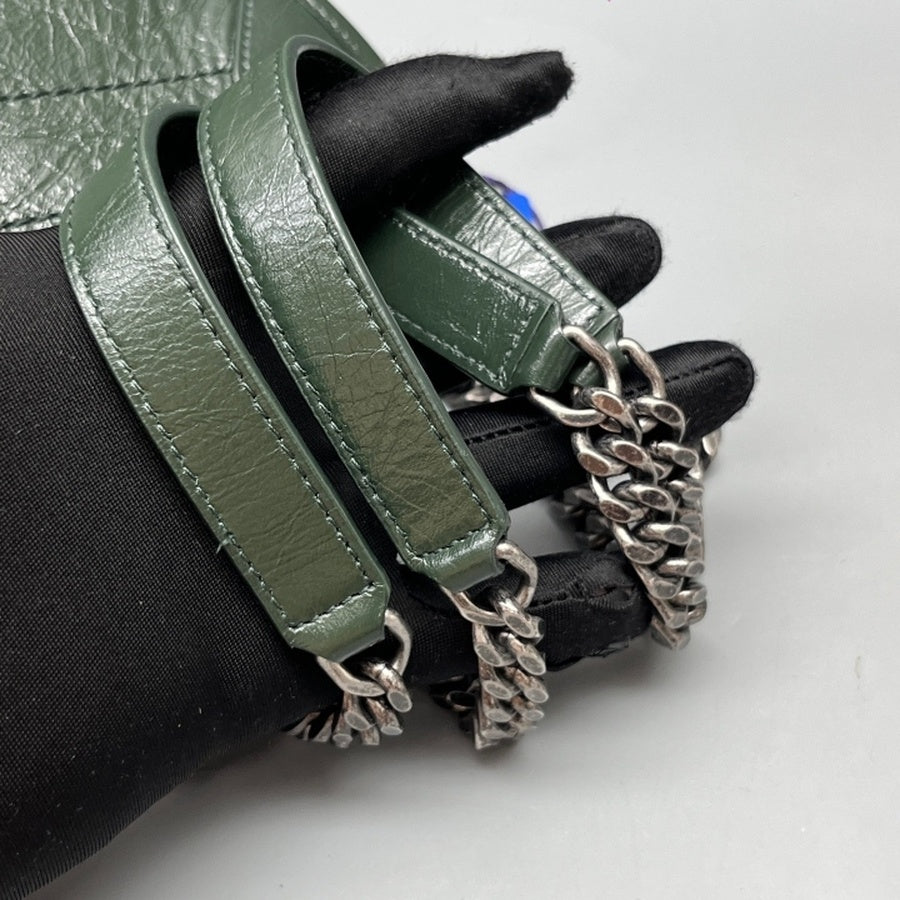 Saint Laurent - Niki - Leather - Green - (medium)