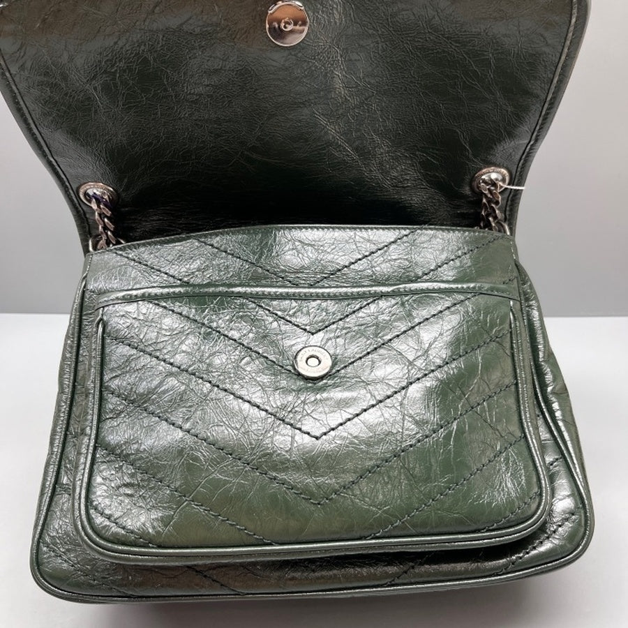 Saint Laurent - Niki - Leather - Green - (medium)