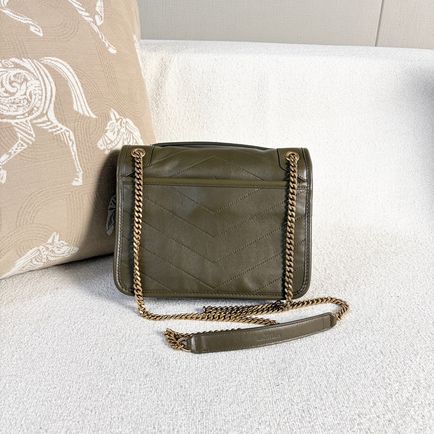 Saint Laurent - Niki - Leather - Green - (small)