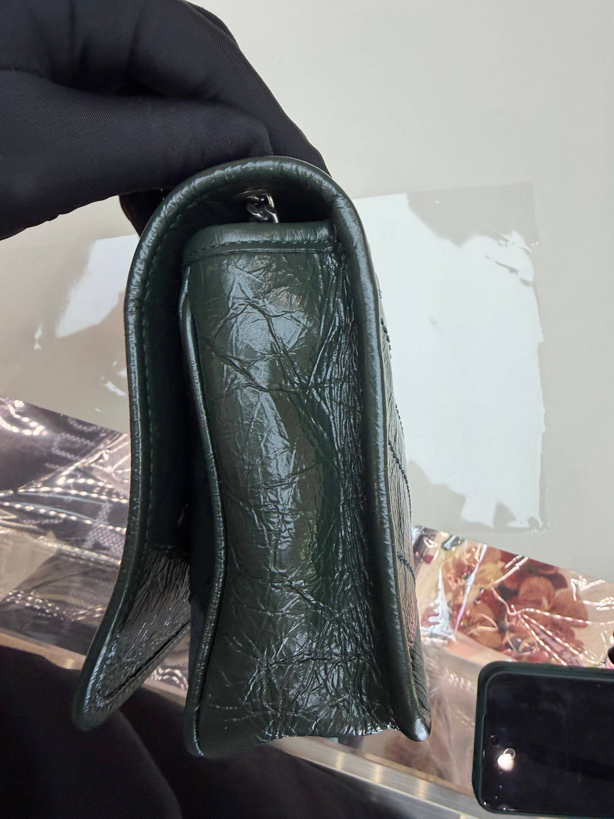 Saint Laurent - Niki - Leather - Green - (small)