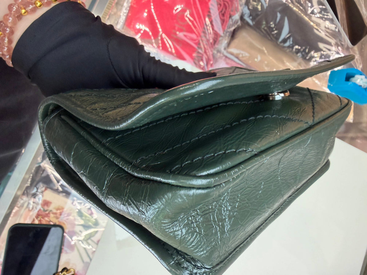 Saint Laurent - Niki - Leather - Green - (small)