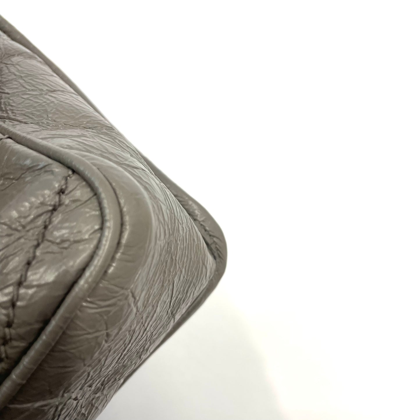 Saint Laurent - Niki - Leather - Grey - (medium)