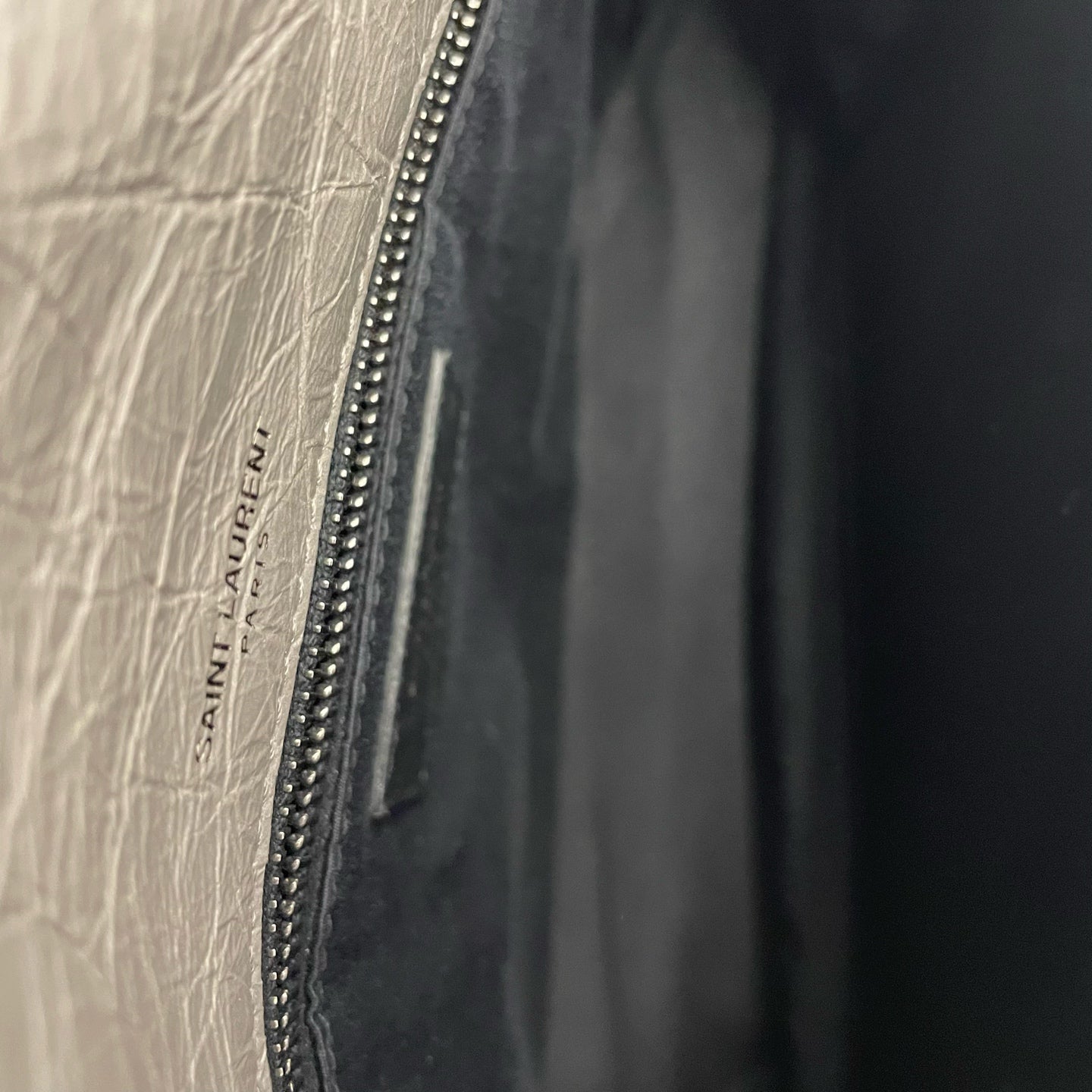 Saint Laurent - Niki - Leather - Grey - (medium)