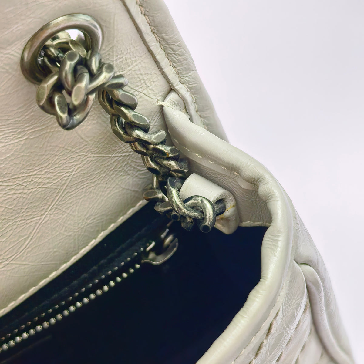 Saint Laurent - NIKI - Leather - Grey - (mini)