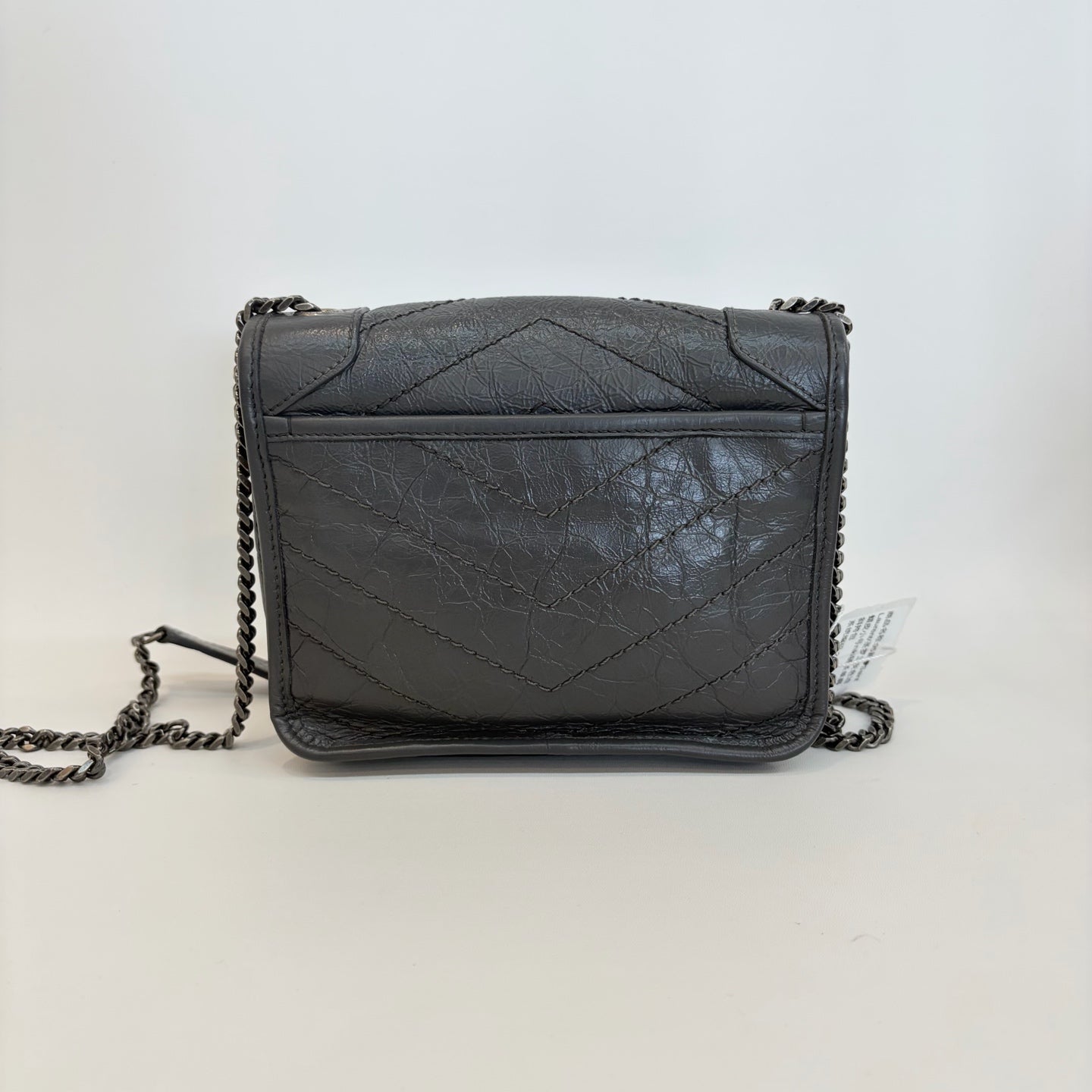 Saint Laurent - Niki - Leather - Grey - (small)