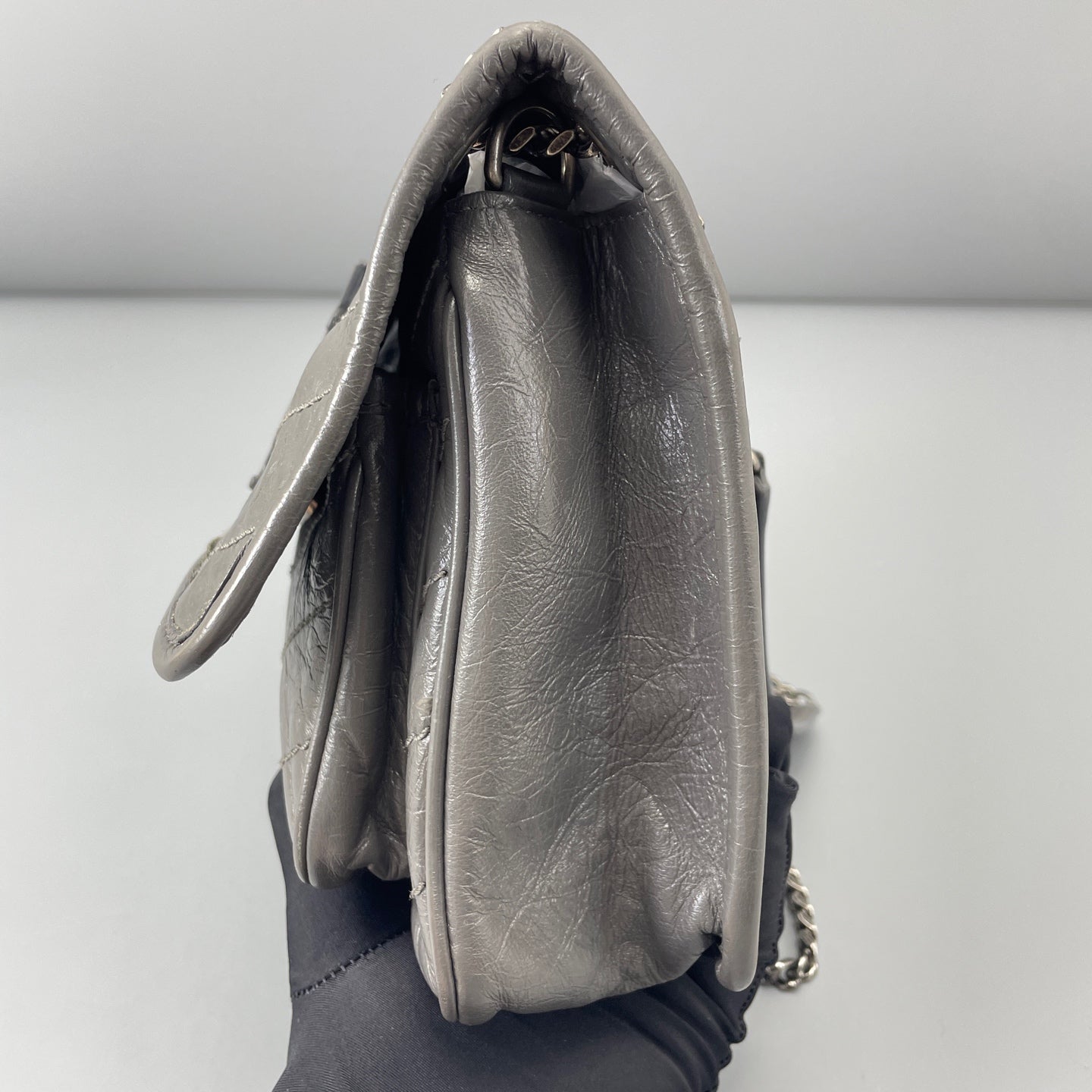 Saint Laurent - Niki - Leather - Grey - (small)