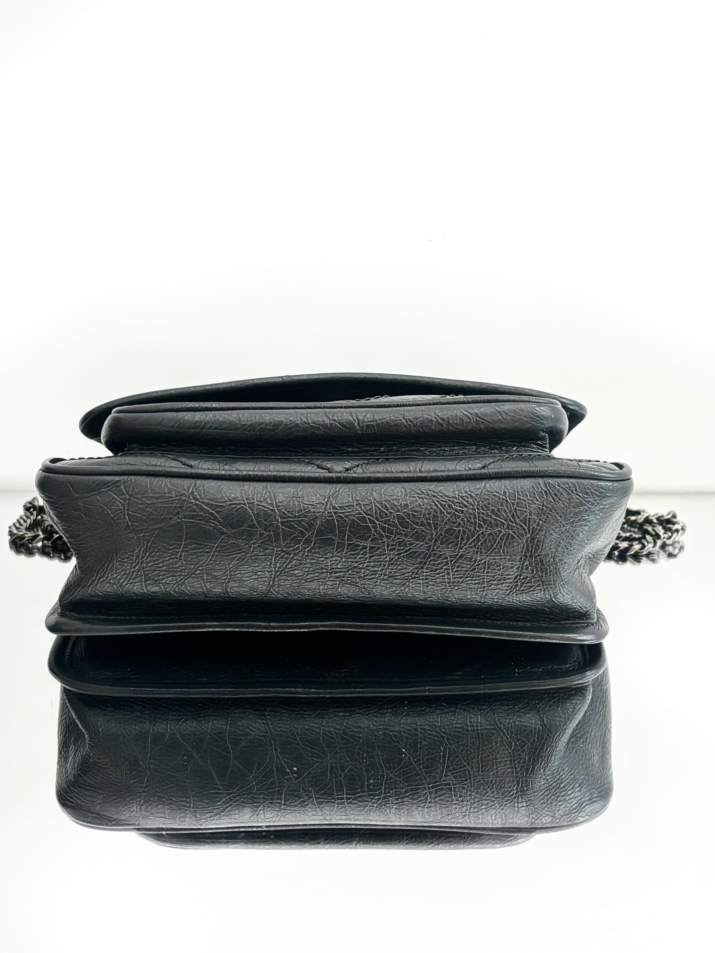 Saint Laurent - Niki - Leather - Grey - (small)