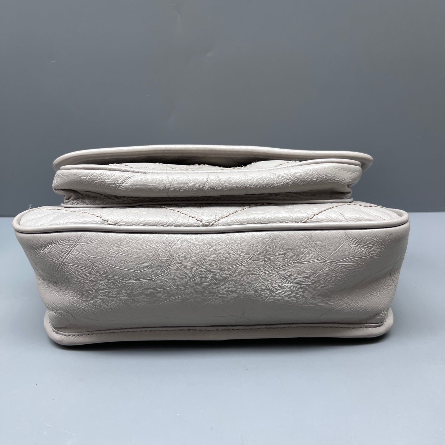 Saint Laurent - Niki - Leather - Grey - (small)