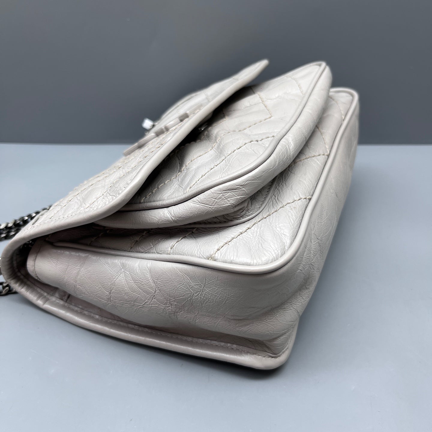 Saint Laurent - Niki - Leather - Grey - (small)