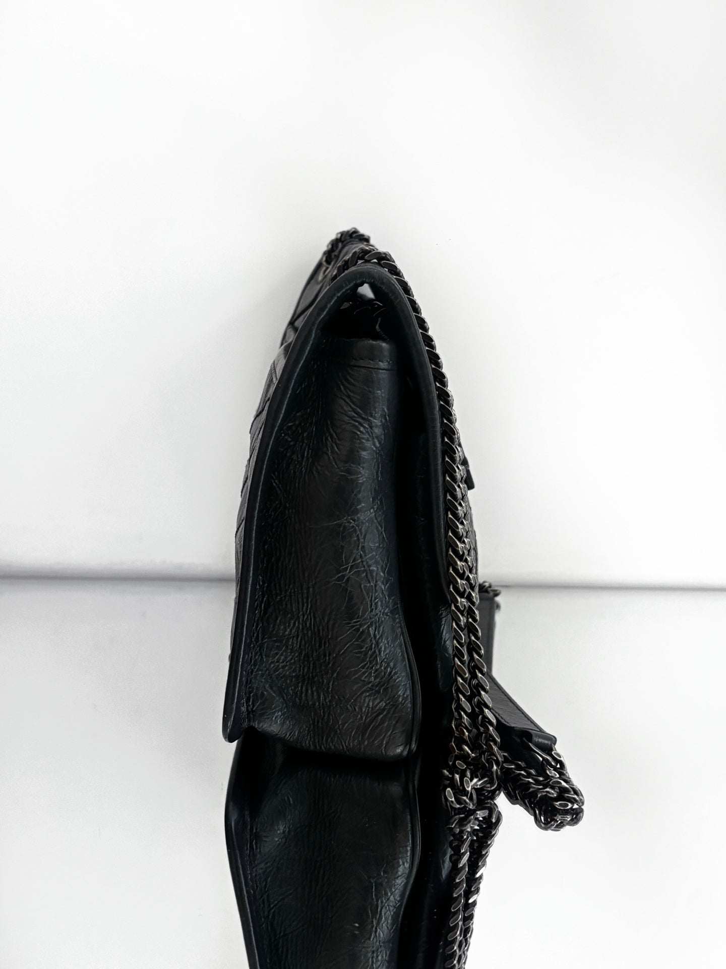 Saint Laurent - Niki - Leather - Grey - (small)
