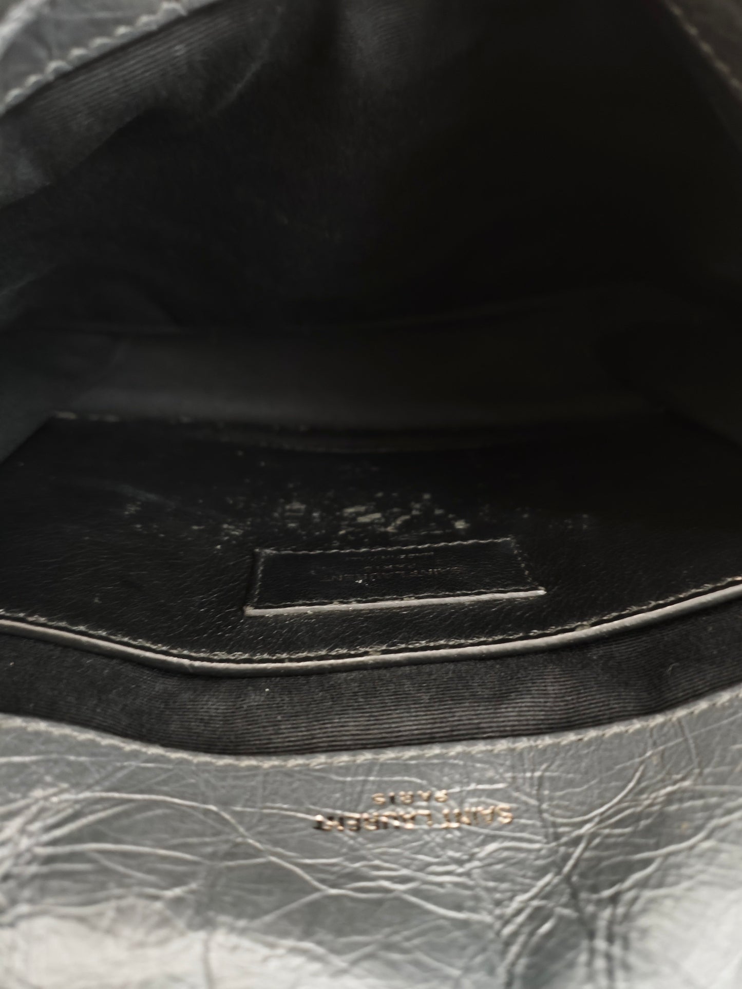 Saint Laurent - Niki - Leather - Grey - (small)