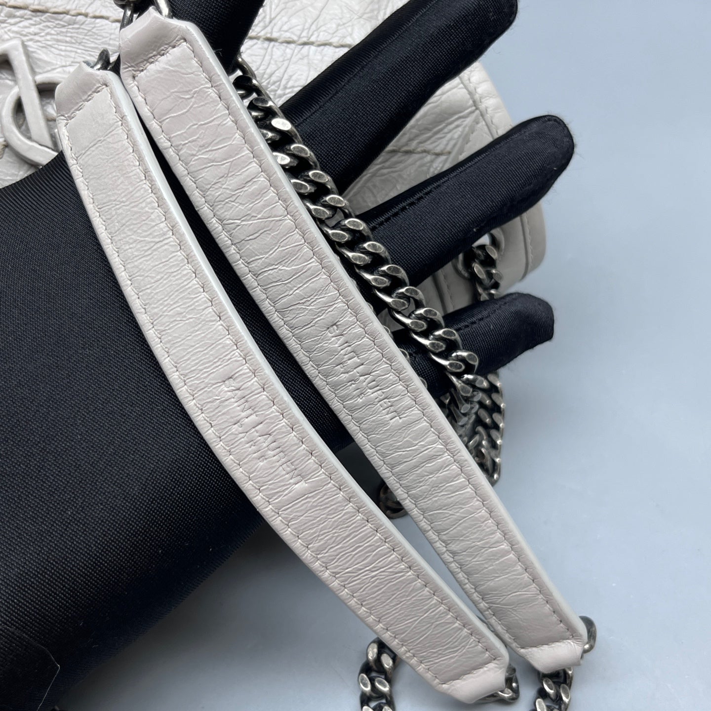 Saint Laurent - Niki - Leather - Grey - (small)