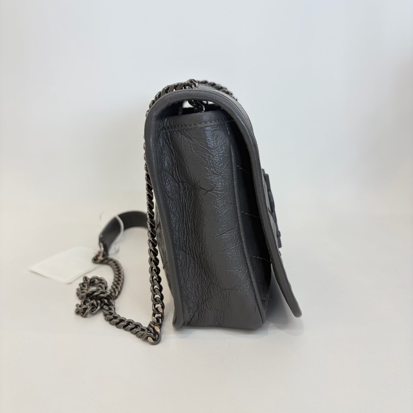 Saint Laurent - Niki - Leather - Grey - (small)