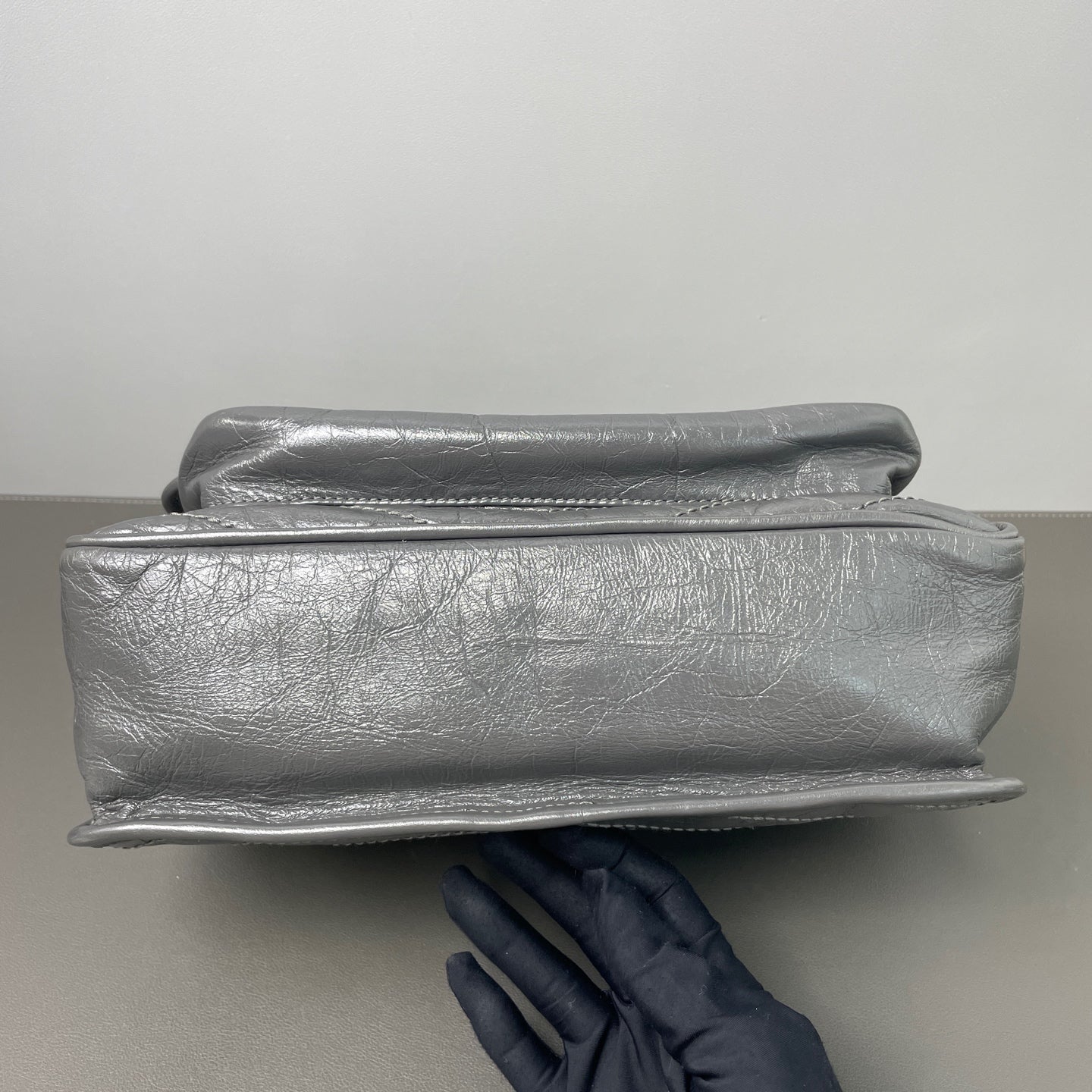 Saint Laurent - Niki - Leather - Grey - (Small)