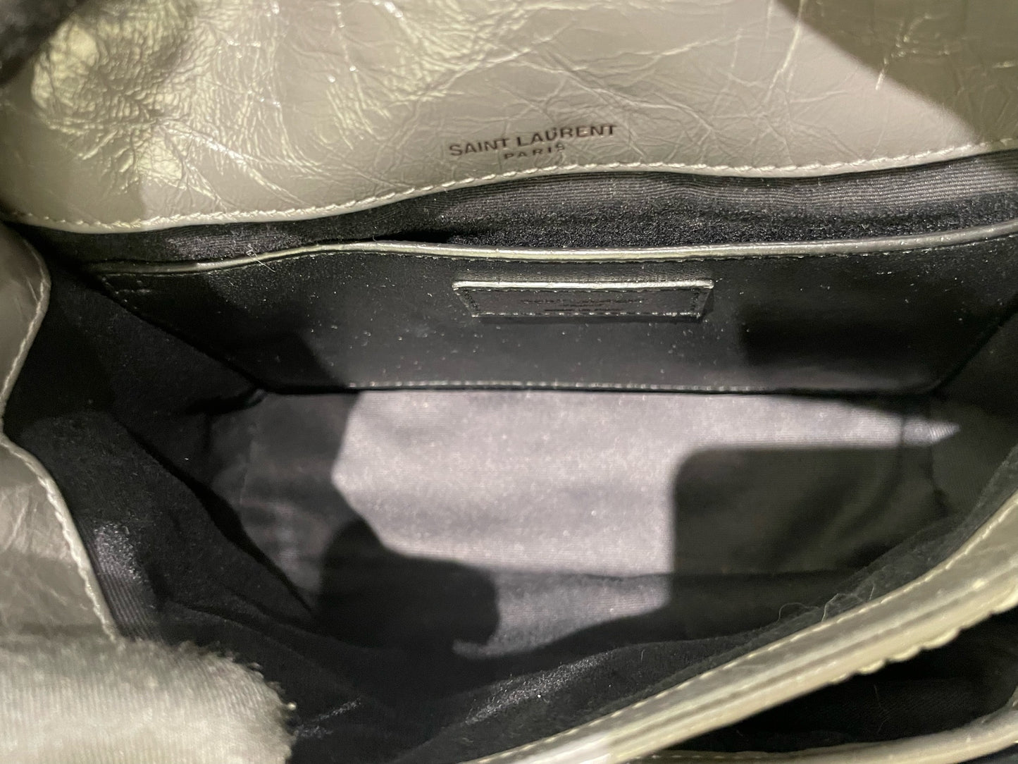 Saint Laurent - Niki - Leather - Grey - (small)