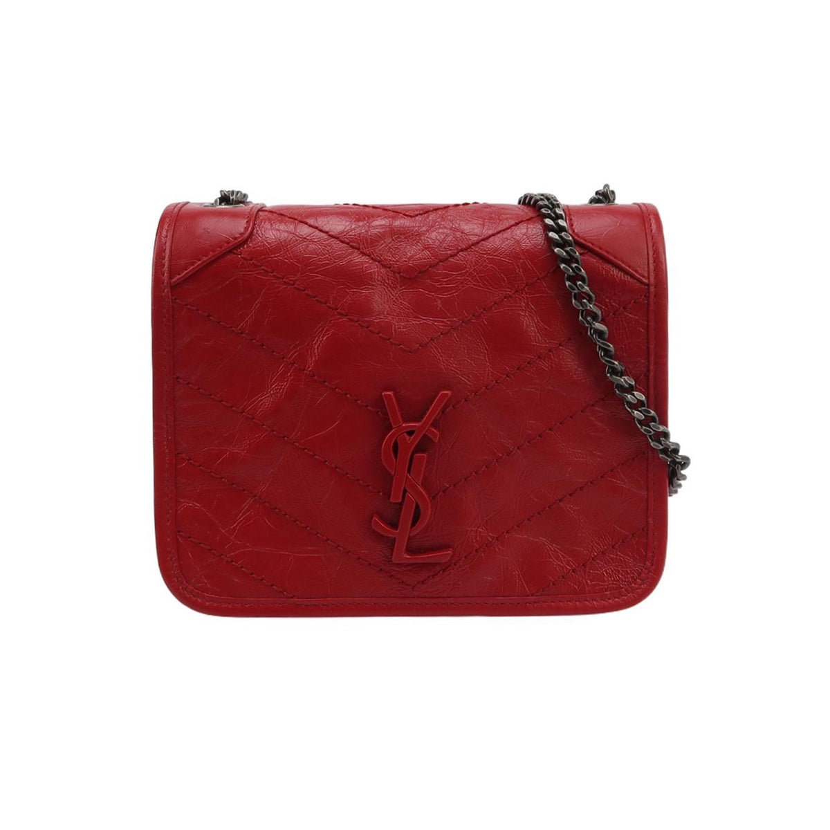 Saint Laurent - Niki - Leather - Red