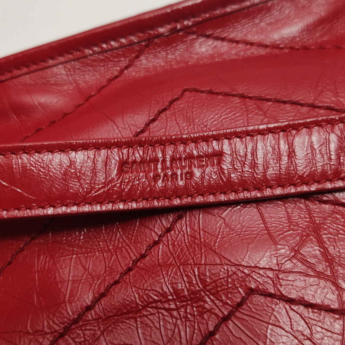 Saint Laurent - Niki - Leather - Red