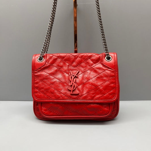Saint Laurent - Niki - Leather - Red - (small)
