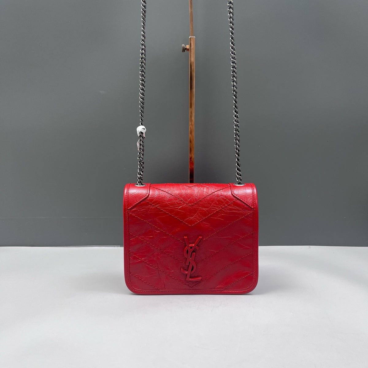 Saint Laurent - Niki - Leather - Red - (small)