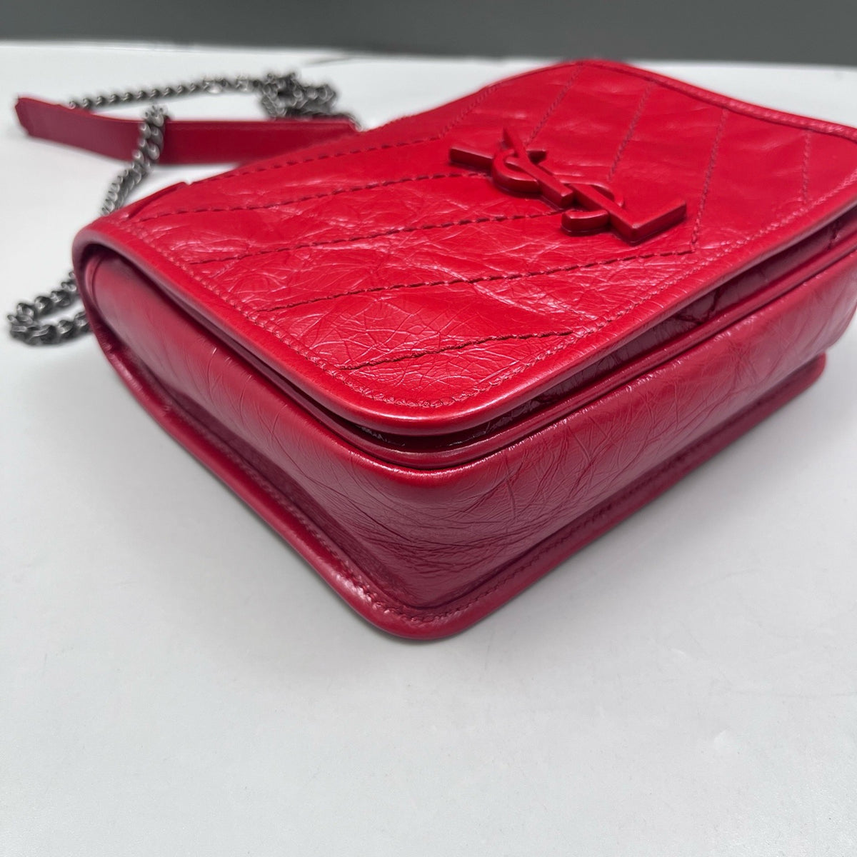 Saint Laurent - Niki - Leather - Red - (small)
