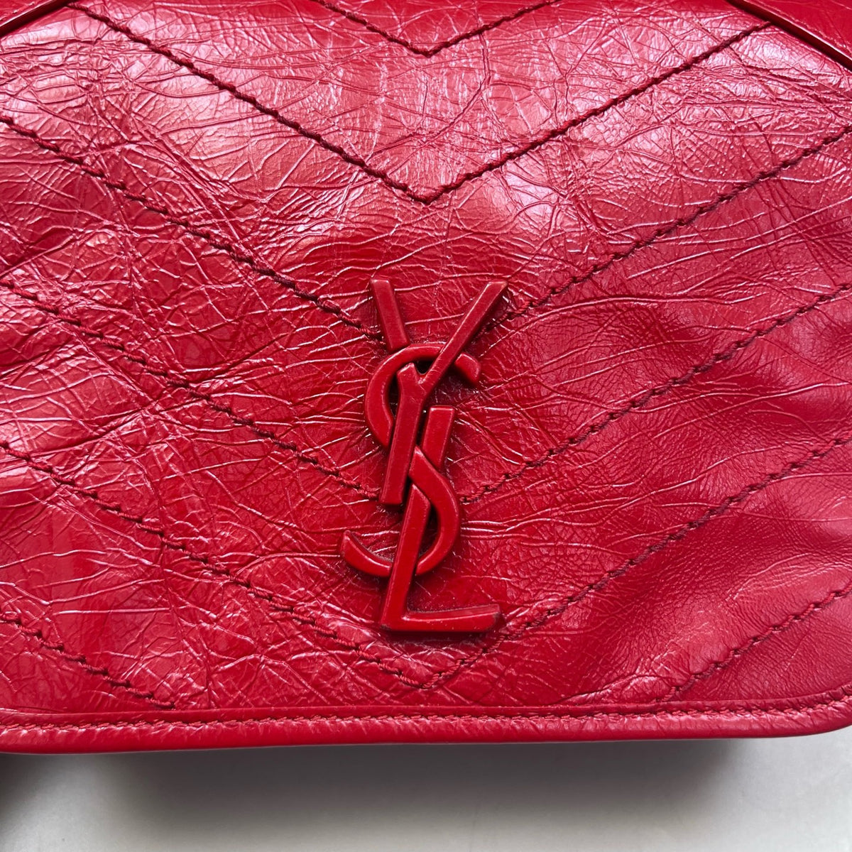 Saint Laurent - Niki - Leather - Red - (small)