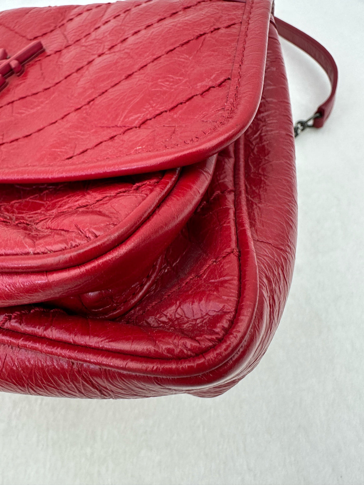 Saint Laurent - Niki - Leather - Red - (small)