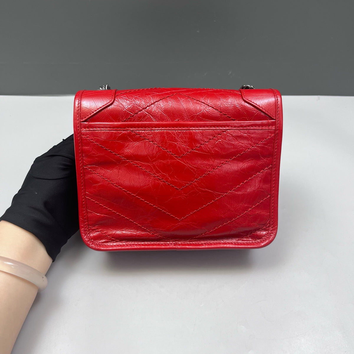 Saint Laurent - Niki - Leather - Red - (small)
