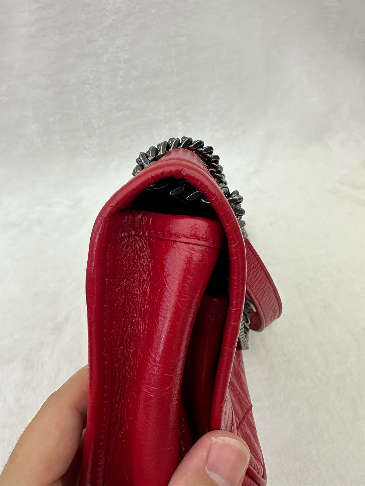 Saint Laurent - Niki - Leather - Red - (small)