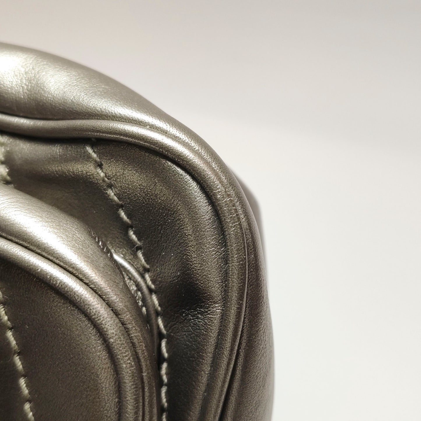 Saint Laurent - Niki - Leather - Silver - (small)