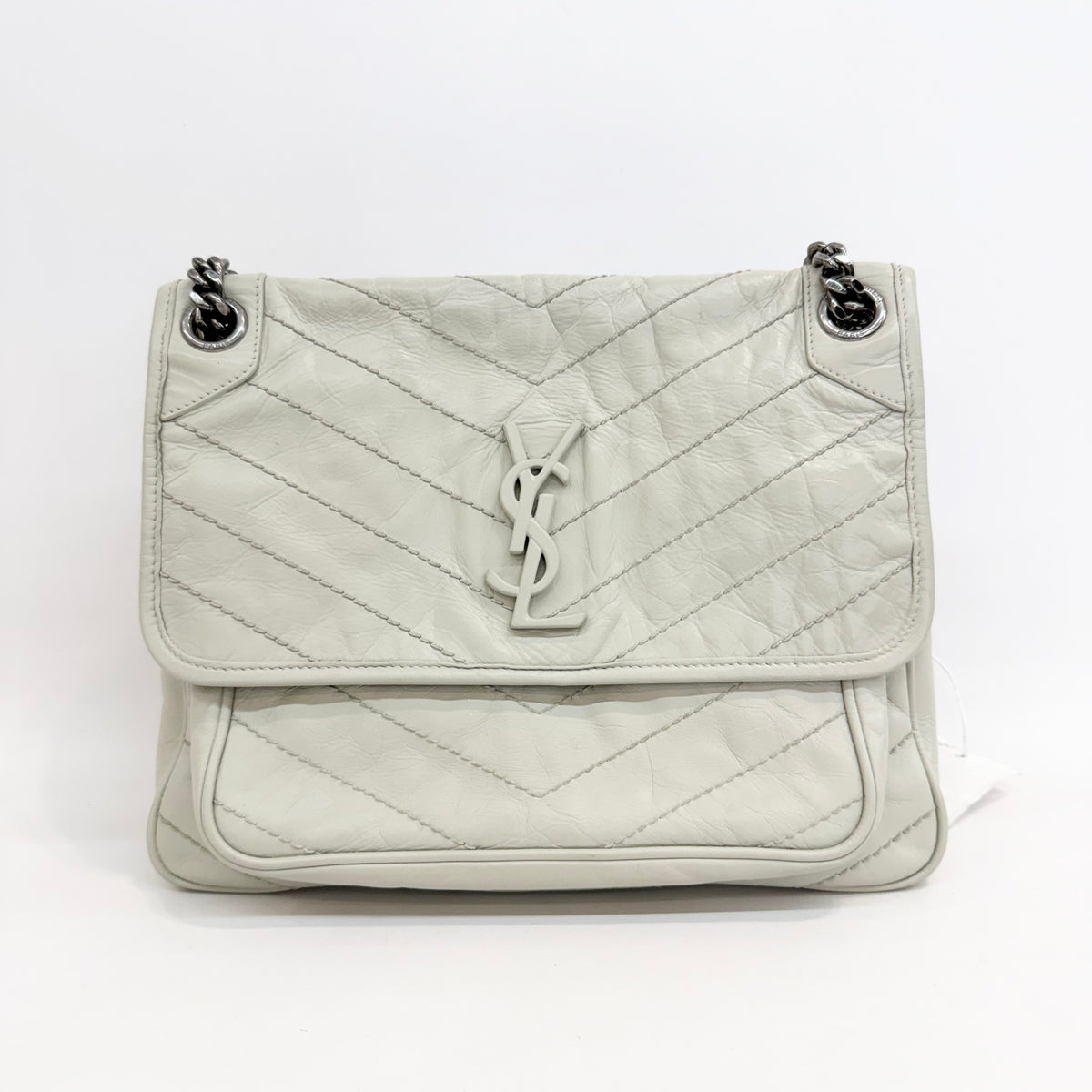 Saint Laurent - Niki - Leather - White - (medium)