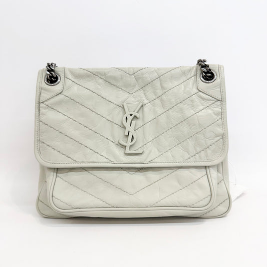 Saint Laurent - Niki - Leather - White - (medium)