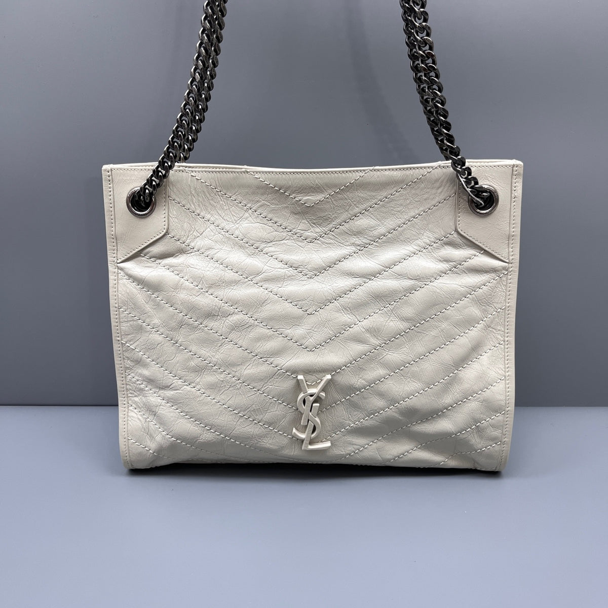 Saint Laurent - Niki - Leather - White - (medium)